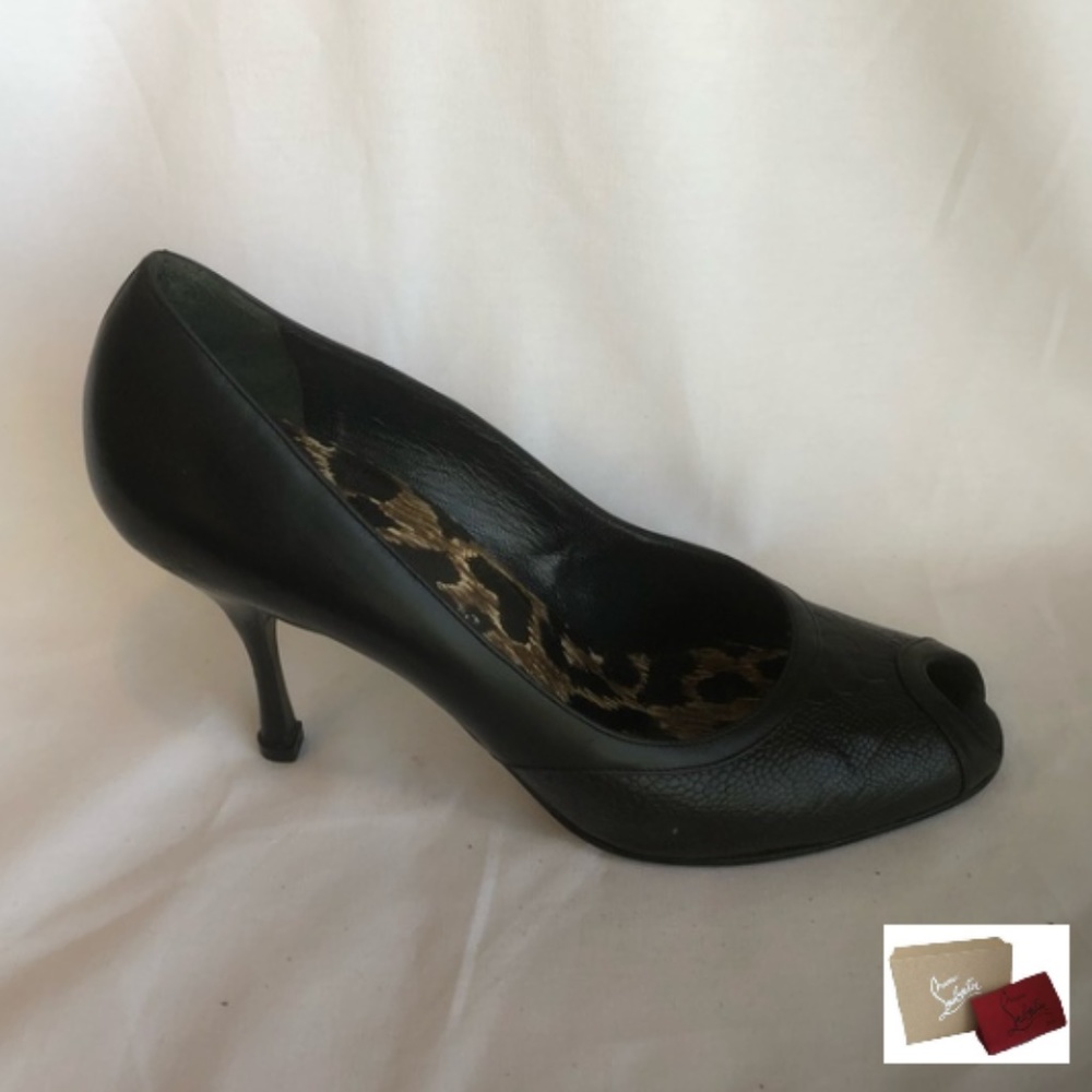Black Peep Toe Heel (EUR 39.5)